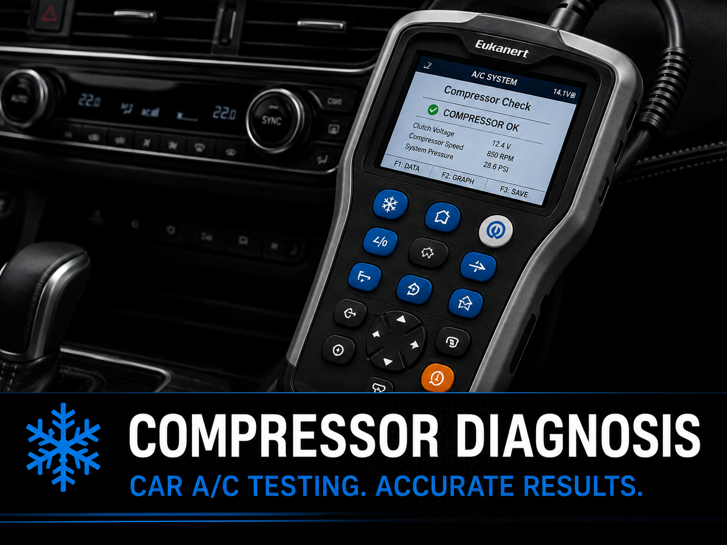Vehicle AC compressor diagnosis