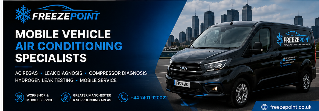 FreezePoint vehicle air conditioning service van
