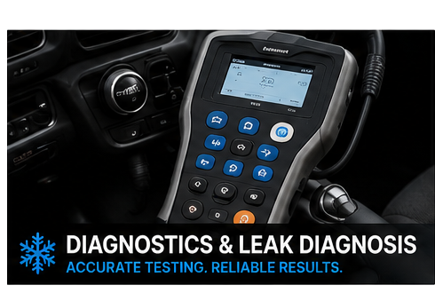 Vehicle AC leak diagnosis